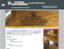 Tablet Screenshot of hampdenfloor.com